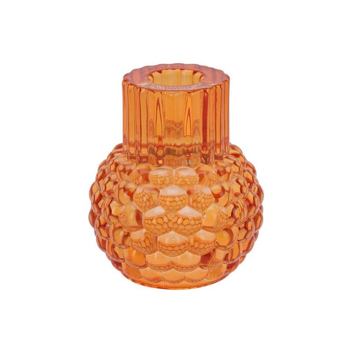 PCANDELA VETRO 9X7CM 5ASS